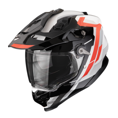 CASCO SCORPION ADF-9000 AIR PATROL NEGRO / ROJO