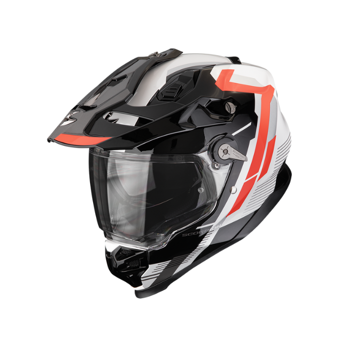 CASCO SCORPION ADF-9000 AIR PATROL NEGRO / ROJO