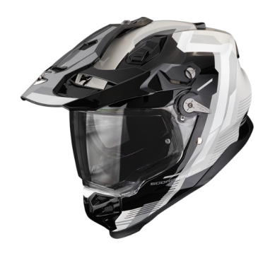 CASCO SCORPION ADF-9000 AIR PATROL NEGRO / PLATA