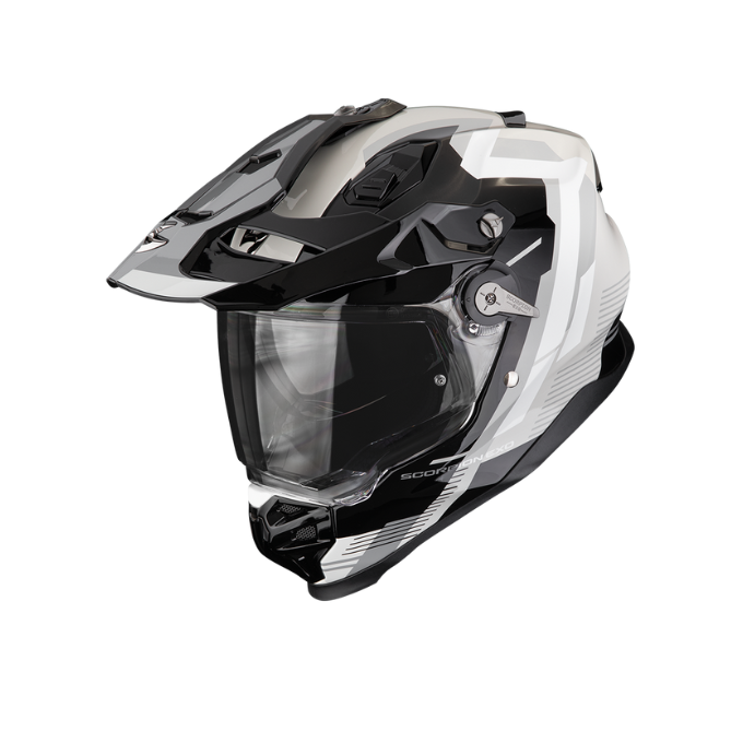 CASCO SCORPION ADF-9000 AIR PATROL NEGRO / PLATA