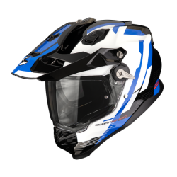 CASCO SCORPION ADF-9000 AIR PATROL NEGRO / PLATA