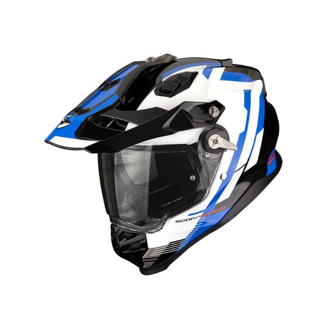 CASCO SCORPION ADF-9000 AIR PATROL NEGRO / PLATA