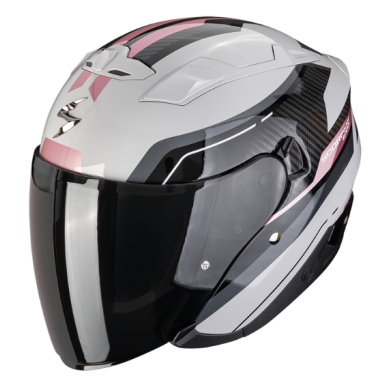 CASCO SCORPION EXO-230 HIPE GRIS / ROSA