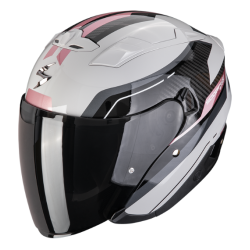 CASCO SCORPION EXO-230 HIPE GRIS / ROSA