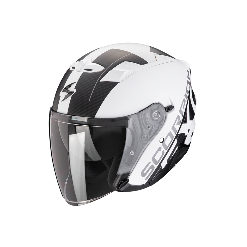 CASCO SCORPION EXO-230 QR BLANCO MATE / NEGRO