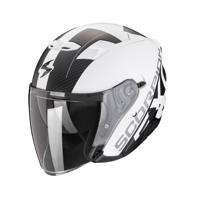 CASCO SCORPION EXO-230 QR BLANCO MATE / NEGRO