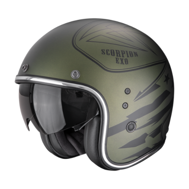 CASCO SCORPION BELFAST EVO DAWG VERDE MATE