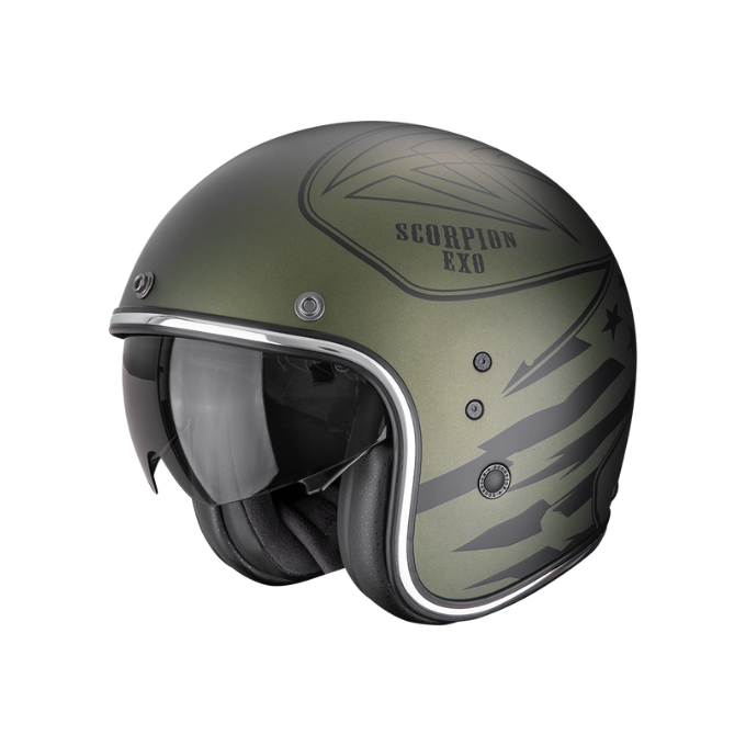 CASCO SCORPION BELFAST EVO DAWG VERDE MATE