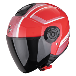 CASCO SCORPION EXO-CITY II COSMOS ROJO / PLATA