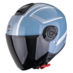 CASCO SCORPION EXO-CITY II COSMOS AZUL / PLATA