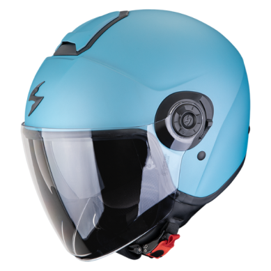 CASCO SCORPION EXO-CITY II SOLID CELESTIAL AZUL MATE