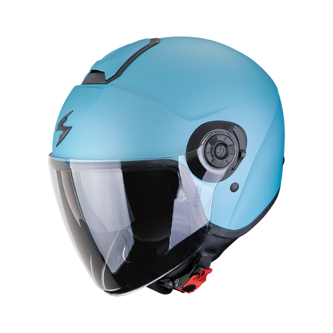 CASCO SCORPION EXO-CITY II SOLID CELESTIAL AZUL MATE