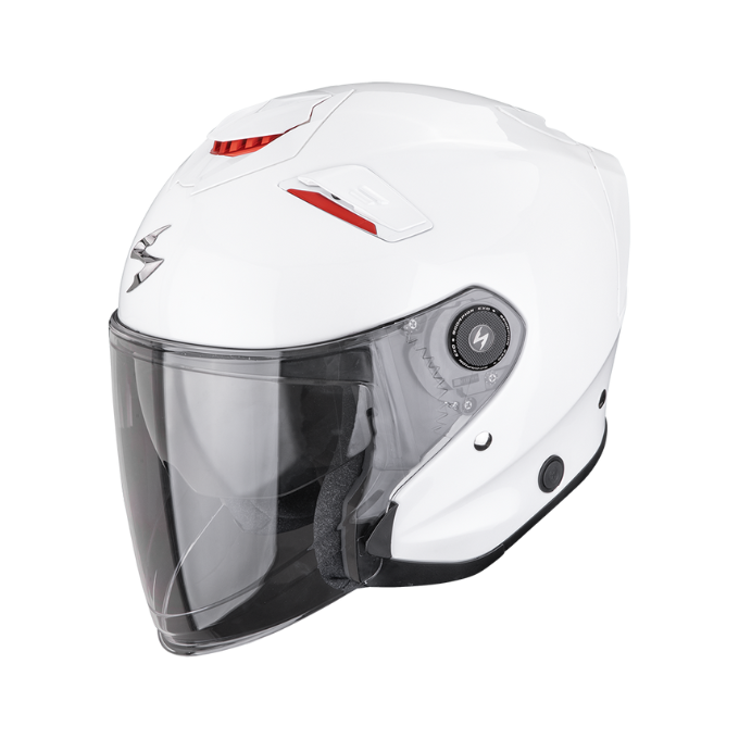 CASCO SCORPION EXO-GT JET SOLID PERLA BLANCO