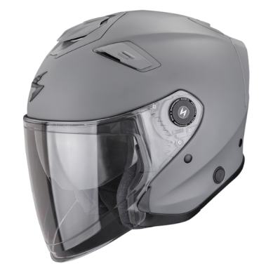 CASCO SCORPION EXO-GT JET SOLID GRIS CEMENTO MATE