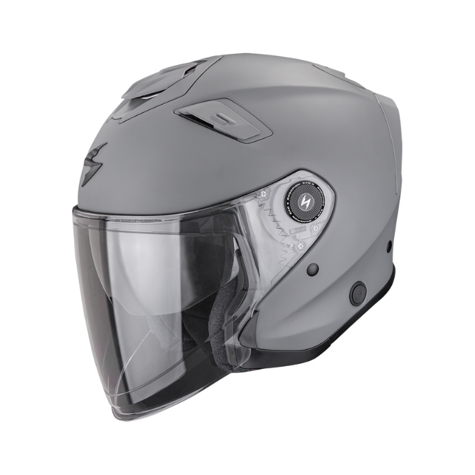 CASCO SCORPION EXO-GT JET SOLID GRIS CEMENTO MATE