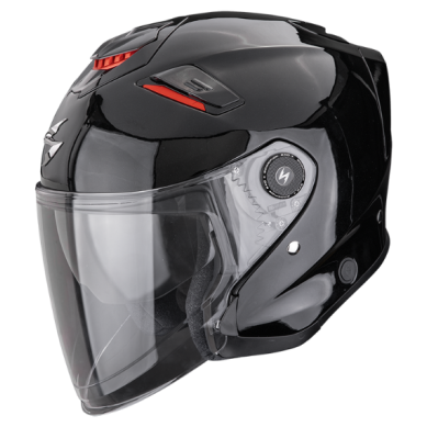 CASCO SCORPION EXO-GT JET SOLID NEGRO METÁLICO