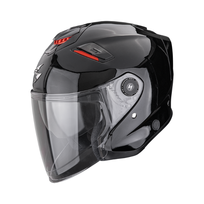 CASCO SCORPION EXO-GT JET SOLID NEGRO METÁLICO