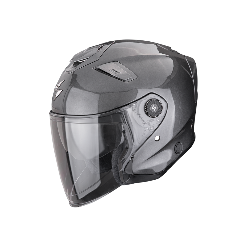 CASCO SCORPION EXO-GT JET SOLID GRIS METÁLICO