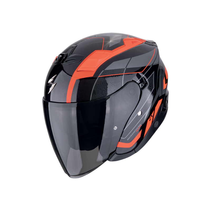CASCO SCORPION EXO-Z1 VUE NEGRO / ROJO