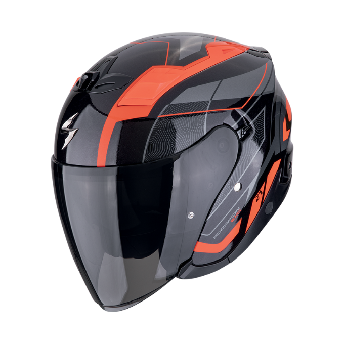CASCO SCORPION EXO-Z1 VUE NEGRO / ROJO
