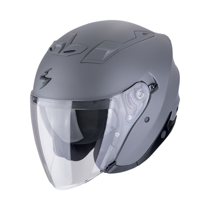 CASCO SCORPION EXO-Z1 SOLID GRIS CEMENTO MATE