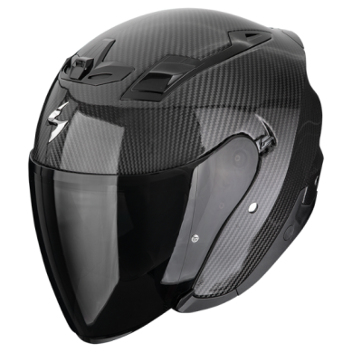 CASCO SCORPION EXO-Z1 CARBON ONYX SOLID NEGRO