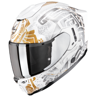 CASCO INTEGRAL SCORPION EXO-1500 AIR APUS NEGRO / GRIS / DORADO
