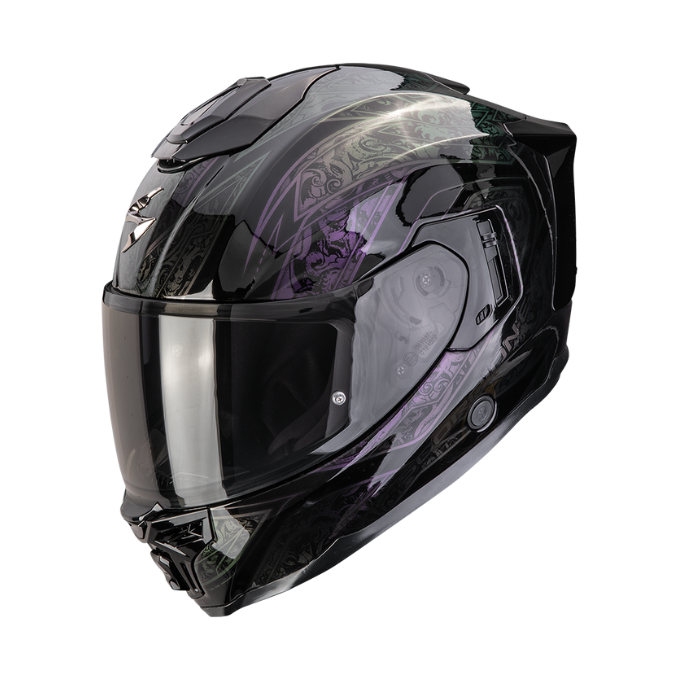 CASCO SCORPION EXO-1500 AIR FANTASY NEGRO / CAMELÓN