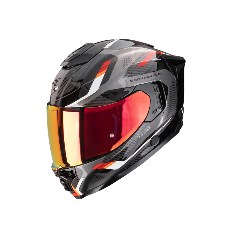 CASCO SCORPION EXO-1500 AIR SLEEK NEGRO / ROJO