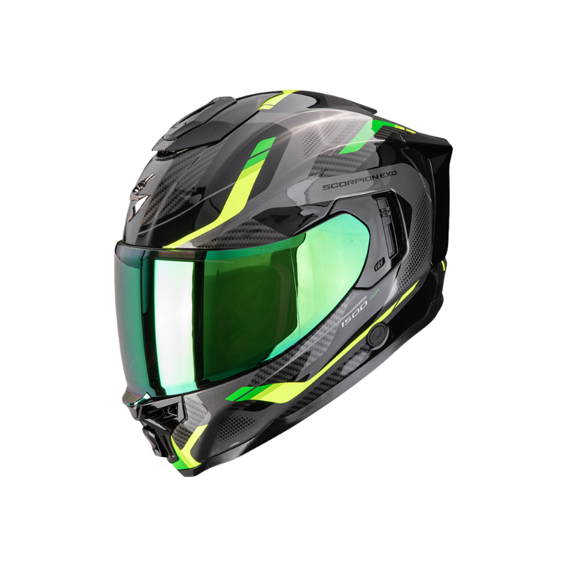 CASCO SCORPION EXO-1500 AIR SLEEK NEGRO / VERDE