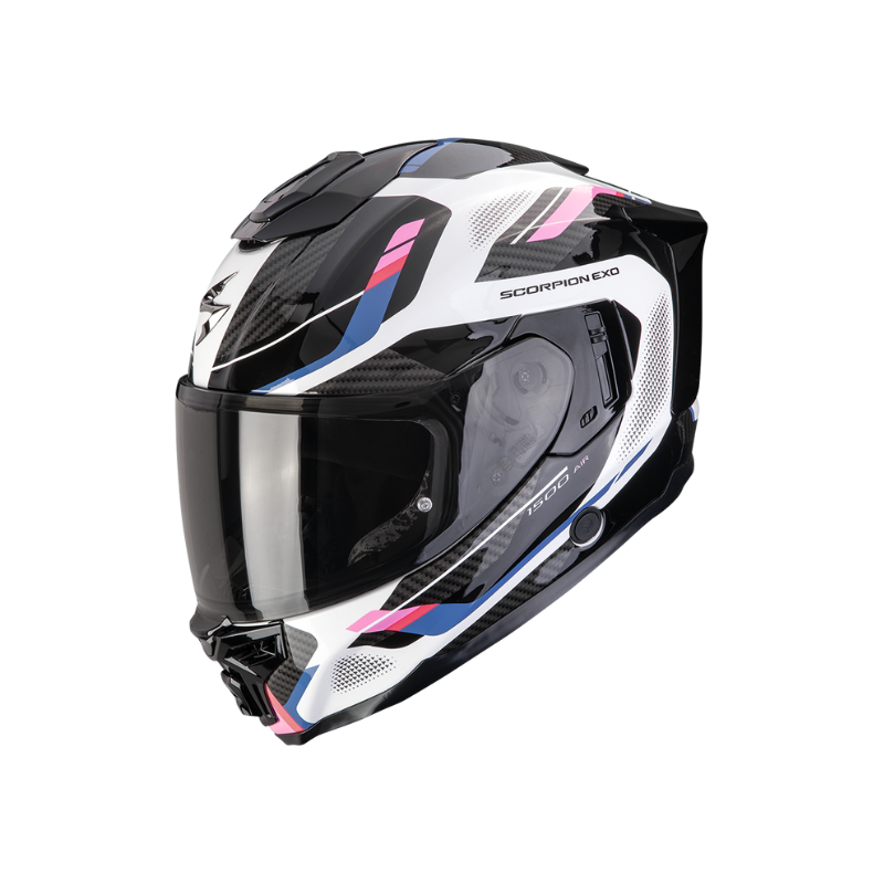 CASCO SCORPION EXO-1500 AIR SLEEK BLANCO / NEGRO / ROSA