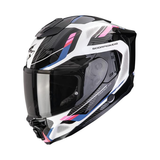 CASCO SCORPION EXO-1500 AIR SLEEK BLANCO / NEGRO / ROSA