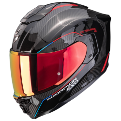 CASCO SCORPION EXO-1500 CARBON AIR MUNDI NEGRO / ROJO