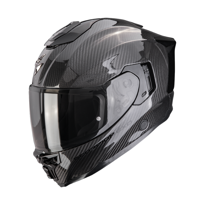 CASCO SCORPION EXO-1500 CARBON AIR SOLID NEGRO
