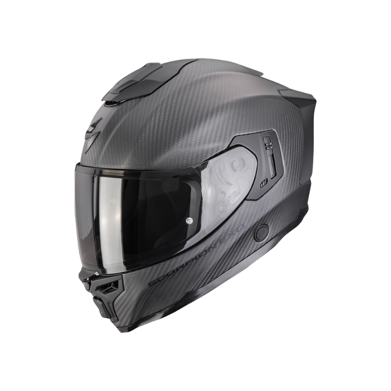 CASCO SCORPION EXO-1500 CARBON AIR SOLID NEGRO MATE