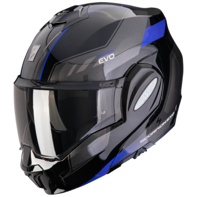 CASCO SCORPION EXO-TECH EVO SOCIUS NEGRO / AZUL