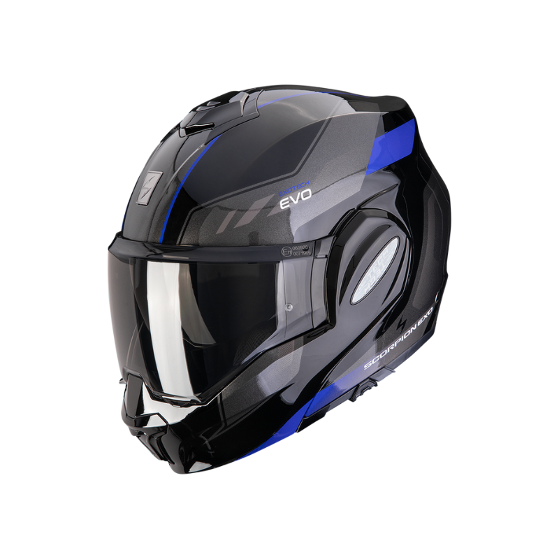 CASCO SCORPION EXO-TECH EVO SOCIUS NEGRO / AZUL