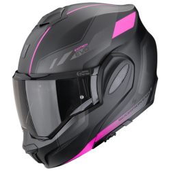 CASCO SCORPION EXO-TECH EVO SOCIUS NEGRO MATE / ROSA