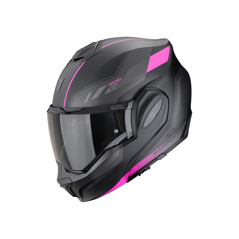 CASCO SCORPION EXO-TECH EVO SOCIUS NEGRO MATE / ROSA