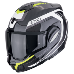 CASCO SCORPION EXO-TECH EVO CARBON COSY NEGRO / AMARILLO NEÓN