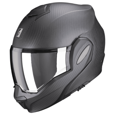 CASCO SCORPION EXO-TECH EVO CARBON SOLID NEGRO MATE