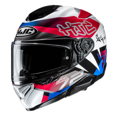 CASCO INTEGRAL HJC RPHA 72 GOLDY ROJO