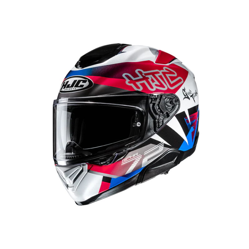 CASCO INTEGRAL HJC RPHA 72 GOLDY ROJO