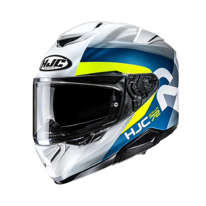 CASCO HJC RPHA 72 PHYTA BLANCO / AZUL / AMARILLO NEON