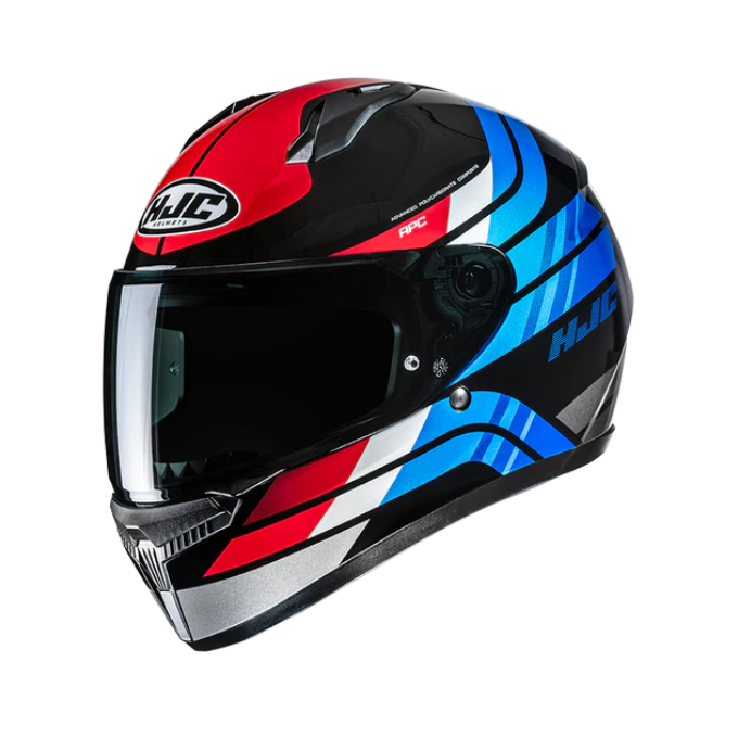 CASCO HJC C10 HIPER NEGRO / ROJO / BLANCO