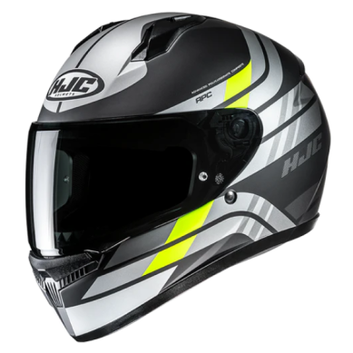 CASCO HJC C10 HIPER NEGRO / GRIS / AMARILLO NEON