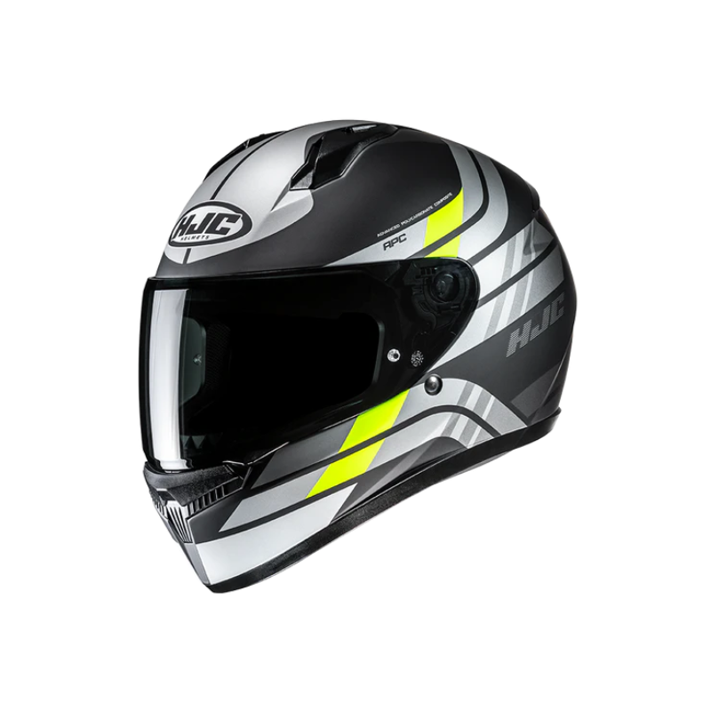 CASCO HJC C10 HIPER NEGRO / GRIS / AMARILLO NEON