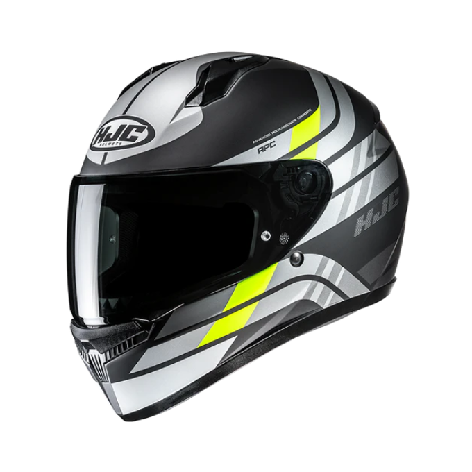 CASCO HJC C10 HIPER NEGRO / GRIS / AMARILLO NEON