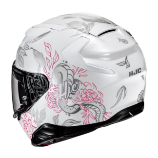 CASCO INTEGRAL HJC F71 ELIZ BLANCO