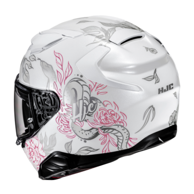 CASCO INTEGRAL HJC F71 ELIZ BLANCO